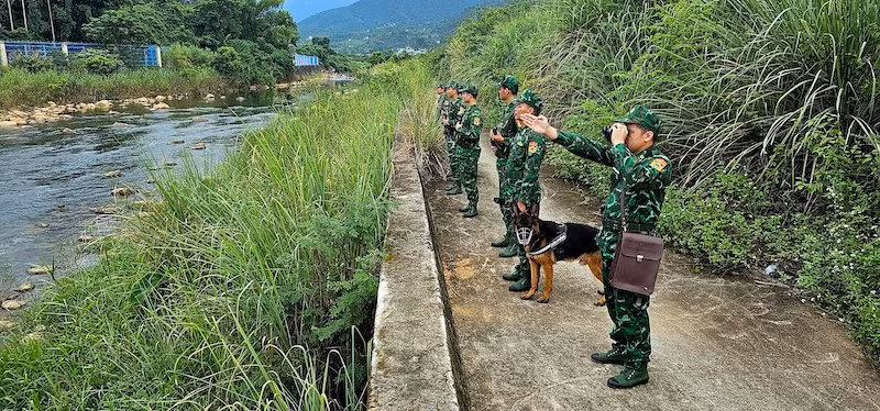 Cán bộ, chiến sĩ Đồn Biên phòng Cửa khẩu Hoành Mô luôn nêu cao tinh thần, trách nhiệm bảo vệ vững chắc chủ quyền an ninh biên giới của Tổ quốc.