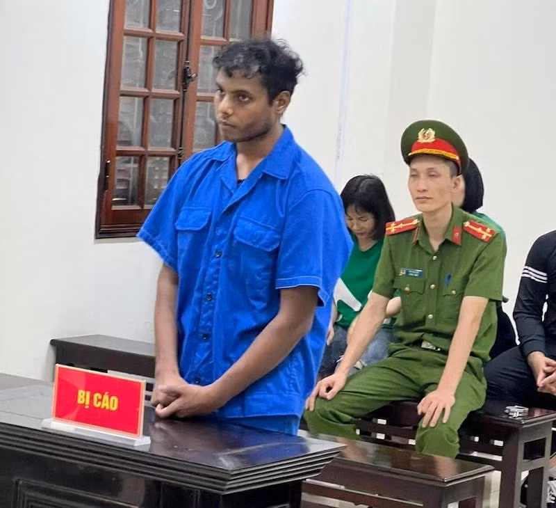 Bị cáo Shama Rohit tại phiên toà sơ thẩm.