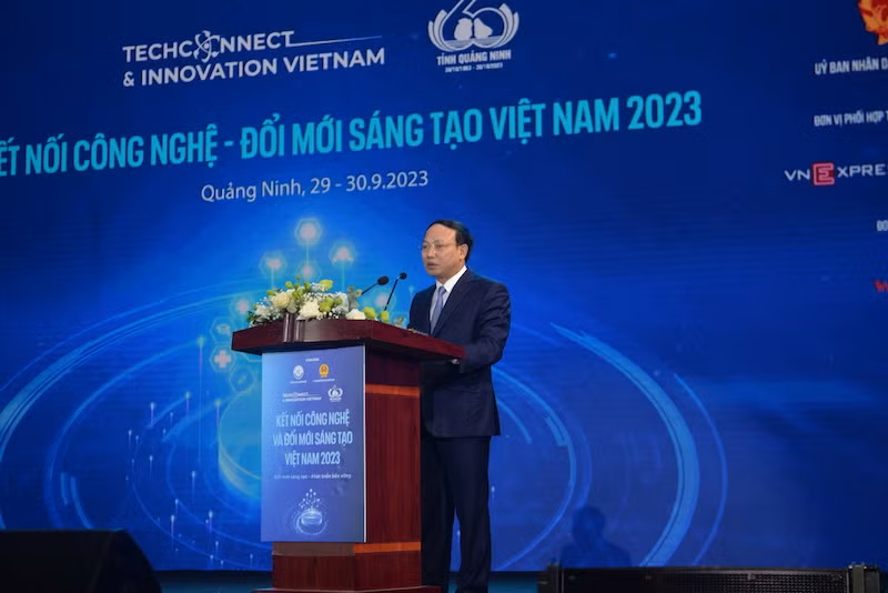 Bí thư Tỉnh ủy Quảng Ninh Nguyễn Xuân Ký phát biểu tại sự kiện.