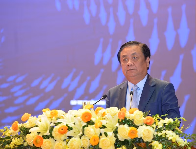 Bộ trưởng Lê Minh Hoan phát biểu tại hội nghị.