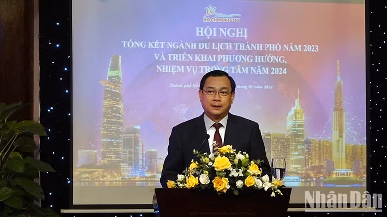 Ông Nguyễn Trùng Khánh, Cục trưởng Cục Du lịch quốc gia Việt Nam phát biểu.