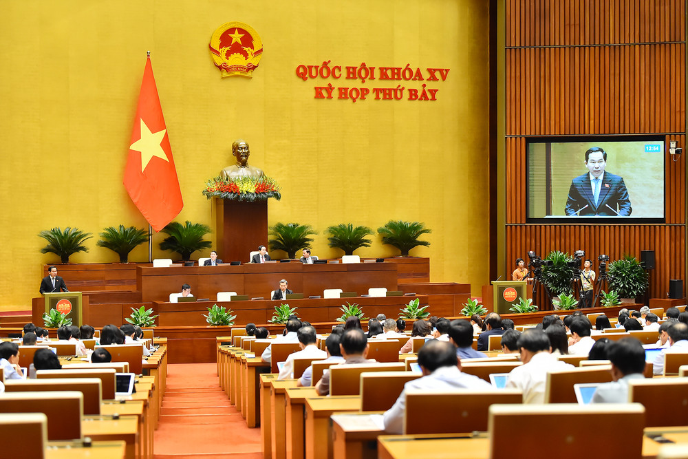 Quang cảnh phiên làm việc sáng 31/5. (ẢNH: DUY LINH)