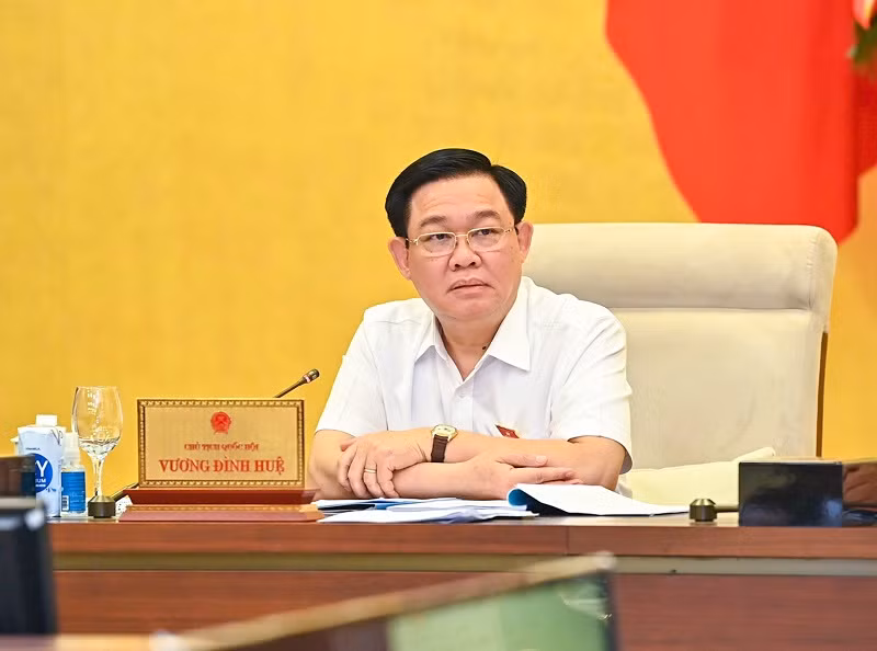 Chủ tịch Quốc hội Vương Đình Huệ đề nghị làm rõ cơ sở số tiền 17.100 tỷ đồng đề xuất cấp bổ sung vốn điều lệ cho Agribank. (Ảnh: DUY LINH)