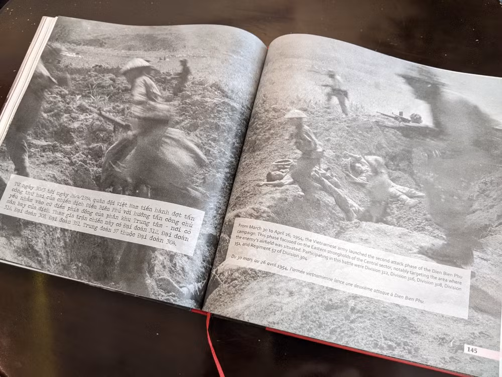 Đây là lần đầu tiên một ấn phẩm tập hợp toàn diện, đa chiều và đầy đủ nhất những hình ảnh cung cấp cái nhìn chân thực và toàn cảnh về sự kiện Điện Biên Phủ 1954 được thực hiện.