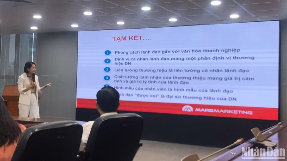 TS Đào Cẩm Thủy, Chủ nhiệm Bộ môn Marketing, Viện Quản trị Kinh doanh, Trường Đại học Kinh tế, Đại học Quốc Gia Hà Nội. (Ảnh: VĂN TOẢN) TS Đào Cẩm Thủy, Chủ nhiệm Bộ môn Marketing, Viện Quản trị Kinh doanh, Trường Đại học Kinh tế, Đại học Quốc Gia Hà Nội. (Ảnh: VĂN TOẢN)