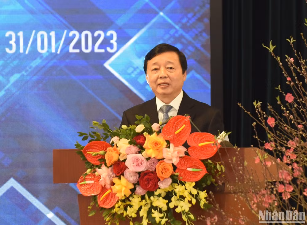 Phó Thủ tướng Trần Hồng Hà phát biểu tại hội nghị. (Ảnh: TRẦN HẢI)