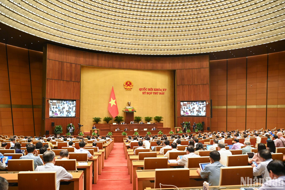 Quang cảnh phiên họp chiều 30/5. (Ảnh: DUY LINH)