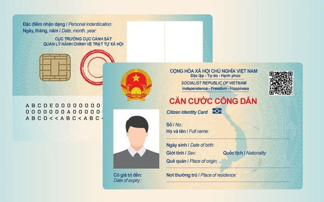 Căn cước công dân gắn chip. (Ảnh minh họa)