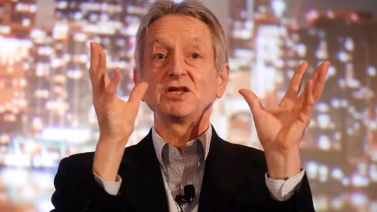 Geoffrey Hinton được xem là người tiên phong trong lĩnh vực nghiên cứu trí tuệ nhân tạo. (Ảnh: CNBC)