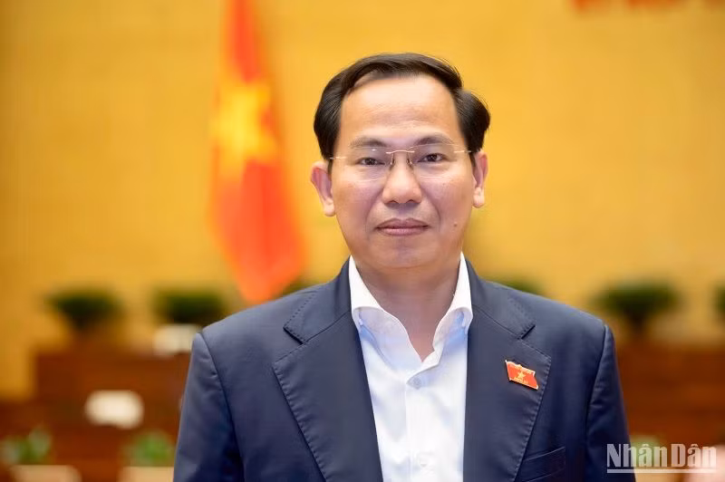 Tân Chủ nhiệm Ủy ban Tài chính, Ngân sách của Quốc hội Lê Quang Mạnh. (Ảnh: THỦY NGUYÊN)