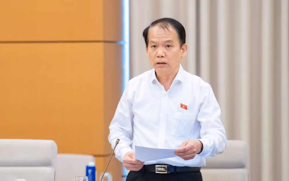 Chủ nhiệm Ủy ban Pháp luật và Tư pháp Hoàng Thanh Tùng. (Ảnh: Media Quốc hội)