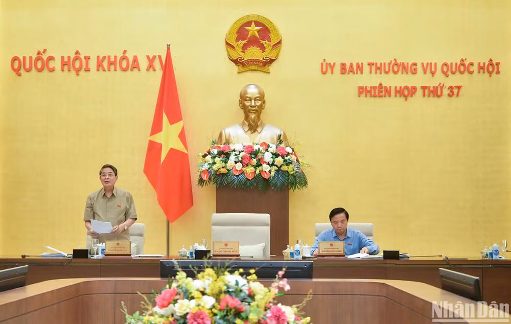 Phó Chủ tịch Quốc hội Nguyễn Đức Hải điều hành nội dung cho ý kiến về công tác dân nguyện của Quốc hội. (Ảnh: DUY LINH) Phó Chủ tịch Quốc hội Nguyễn Đức Hải điều hành nội dung cho ý kiến về công tác dân nguyện của Quốc hội. (Ảnh: DUY LINH)