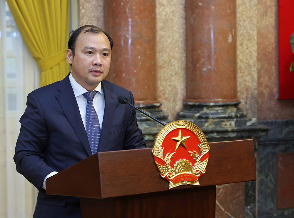 Đồng chí Lê Hải Bình được điều động, bổ nhiệm làm Thứ trưởng Văn hóa Thể thao và Du lịch. (Ảnh: TTXVN)