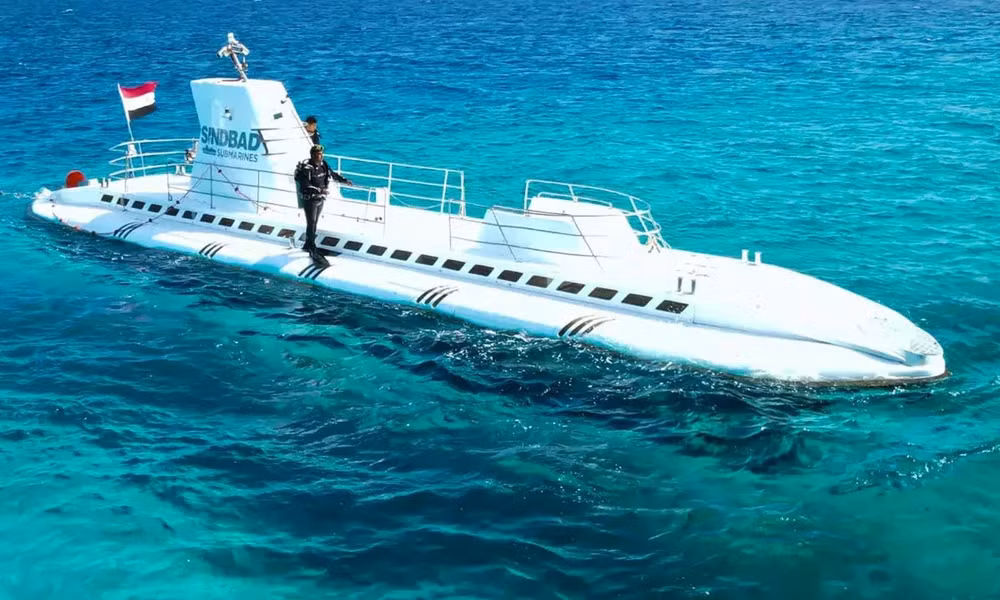 Tàu ngầm du lịch của Sindbad Submarines. (Ảnh: Sindbad Submarines)