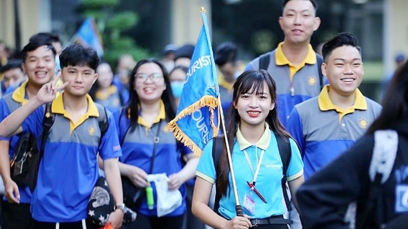 Học viên Trường trung cấp Du lịch và Khách sạn Saigontourist.