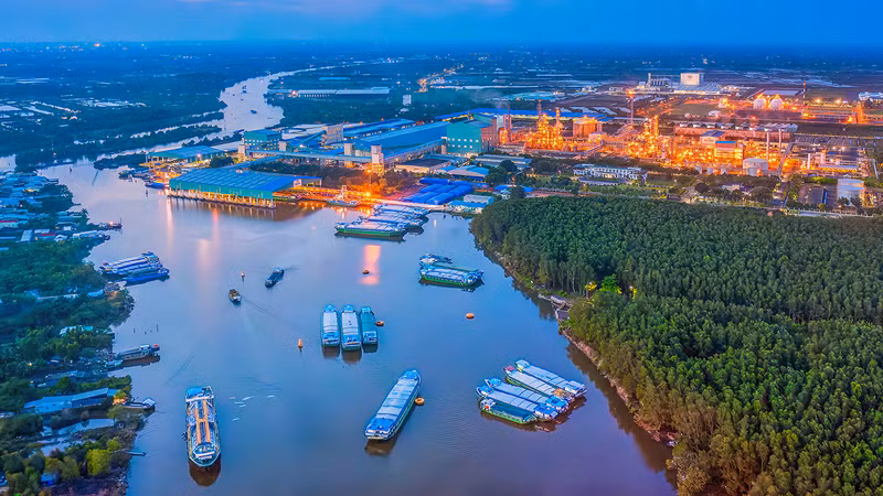 Cụm khí điện đạm Cà Mau.