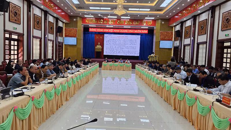 Quang cảnh hội nghị.