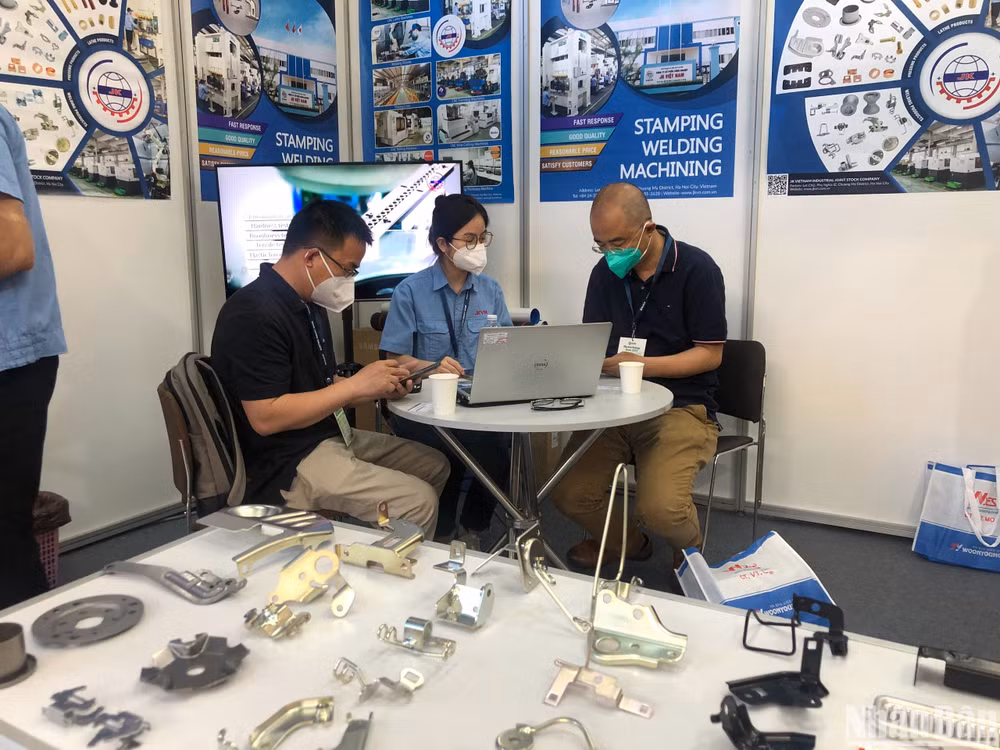 Thông qua hội chợ, các bên đã có cơ hội hợp tác, ký kết hợp đồng.