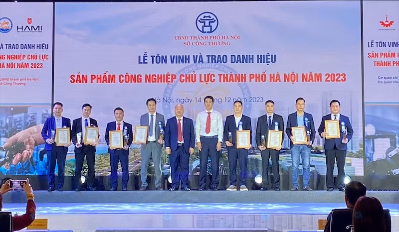 Năm nay, thành phố Hà Nội có thêm 33 sản phẩm công nghiệp chủ lực.