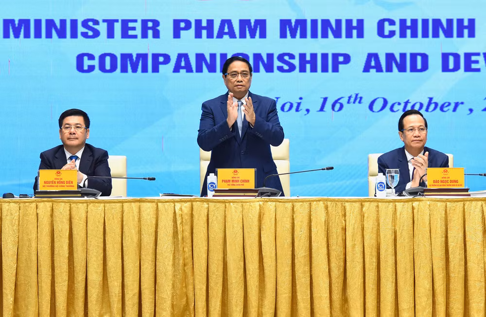 [Ảnh] Thủ tướng Chính phủ gặp mặt cộng đồng doanh nghiệp đầu tư nước ngoài ảnh 2