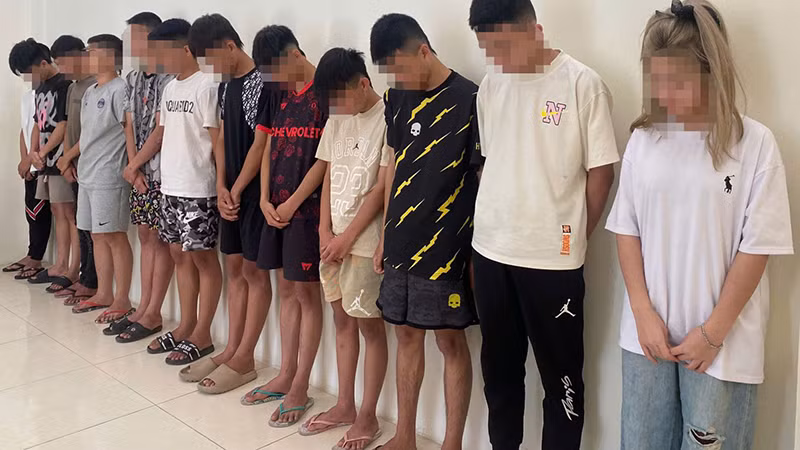 Công an triệu tập nhóm đối tượng liên quan làm rõ hành vi gây rối trật tự cộng.