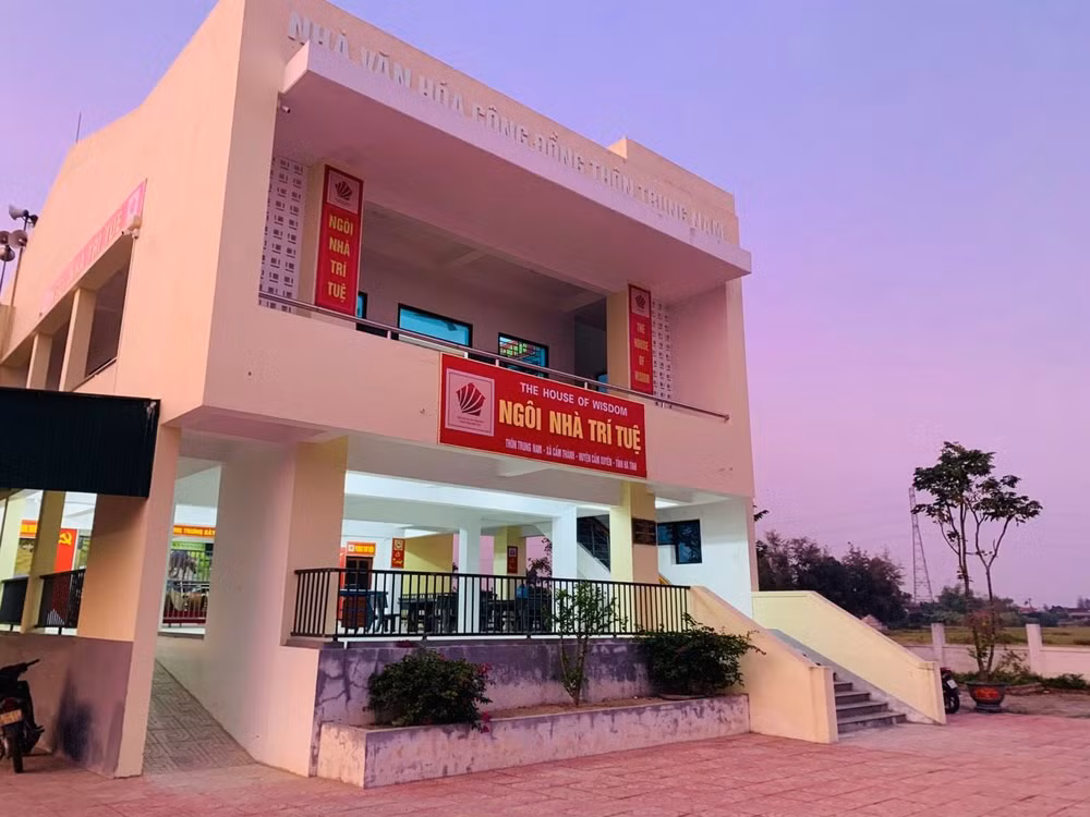 Nhà văn hóa cộng đồng-ngôi nhà trí tuệ ở xã Cẩm Thành (Cẩm Xuyên).