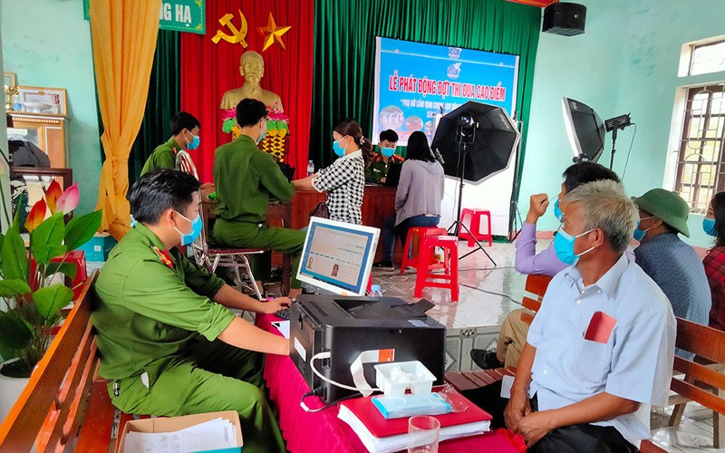 Hà Tĩnh là tỉnh thứ hai toàn quốc hoàn thành cấp căn cước công dân cho người đủ điều kiện.