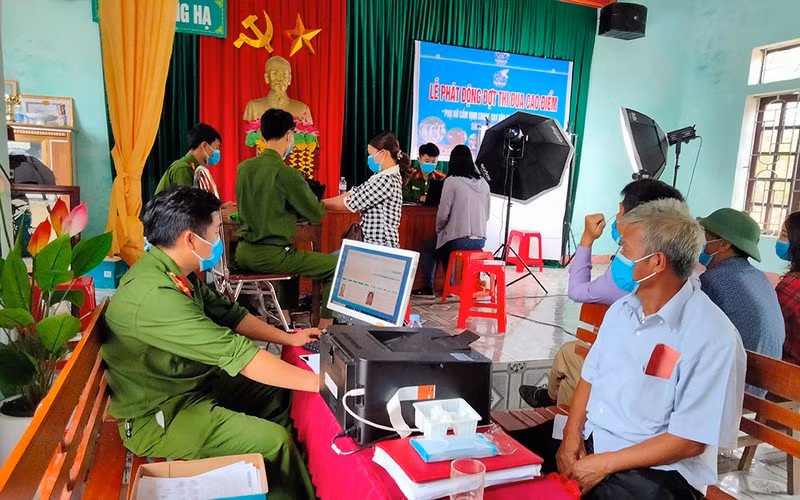 Hà Tĩnh là tỉnh thứ hai toàn quốc hoàn thành cấp căn cước công dân cho người đủ điều kiện.