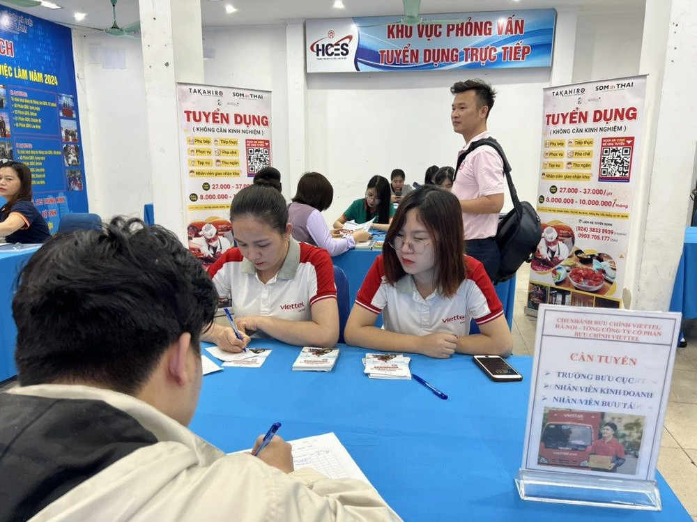 Nhiều sàn giao dịch đã kết nối, giúp nhà tuyển dụng tìm được lao động có chất lượng cao.