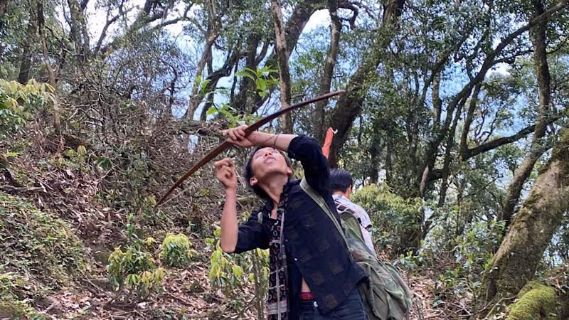 Săn bắt chim, thú tại rừng Tả Liên, tỉnh Lai Châu. (Ảnh: HẠNH VÂN)