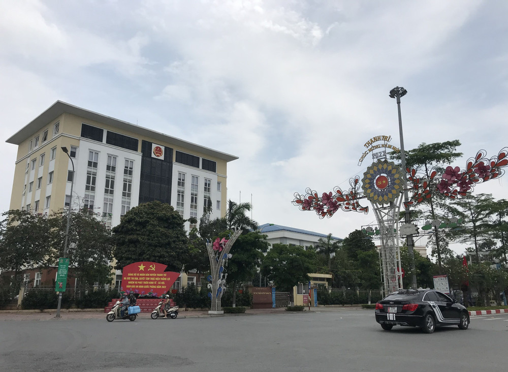 Diện mạo huyện Thanh Trì ngày càng khang trang, hiện đại. 