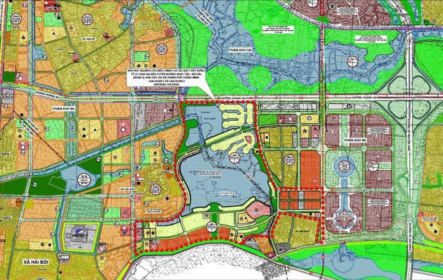 Khu đất điều chỉnh quy hoạch. 