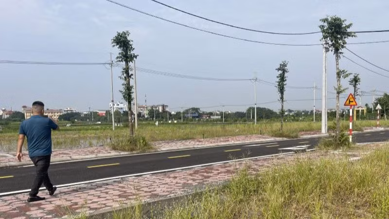 Khu đất đấu giá Dộc Tranh, xã Trạch Mỹ Lộc. 