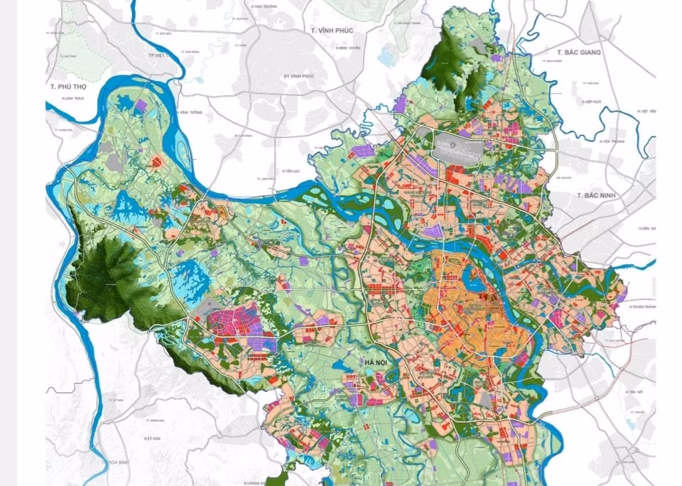 Định hướng phát triển không gian. 