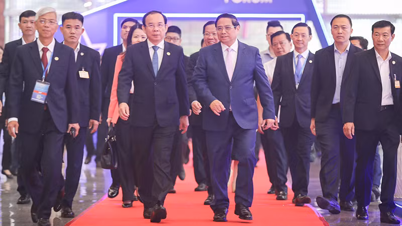 Thủ tướng Phạm Minh Chính tham dự Diễn đàn Kinh tế Thành phố Hồ Chí Minh (HEF) sáng 25/9.