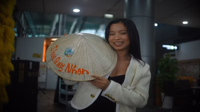 Hân hoan với món quà mừng năm mới.