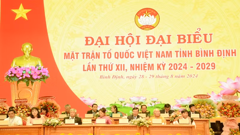 Đại hội Đại biểu Mặt trận Tổ quốc Việt Nam tỉnh Bình Định lần thứ XII, nhiệm kỳ 2024-2029.
