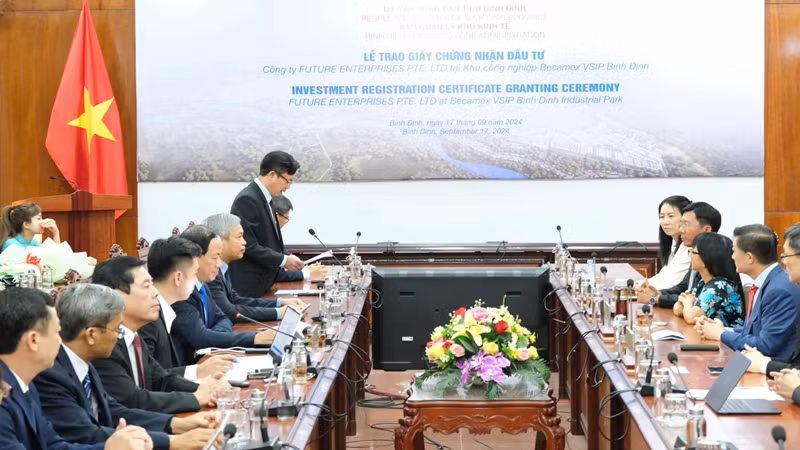 Quang cảnh buổi lễ.