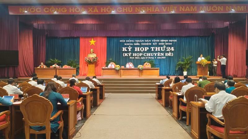 Quang cảnh kỳ họp.