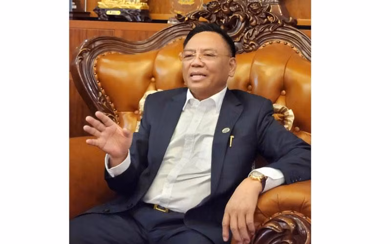 Chủ tịch Hiệp hội Doanh nghiệp tỉnh Thanh Hóa Cao Tiến Đoan.