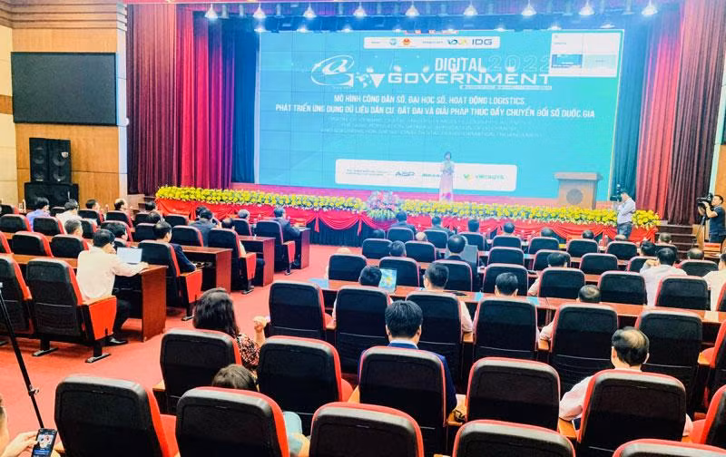 Quang cảnh Hội thảo quốc gia về Chính phủ số 2022.