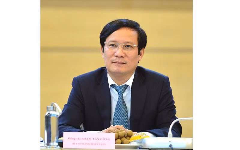 Chủ tịch VCCI Phạm Tấn Công.