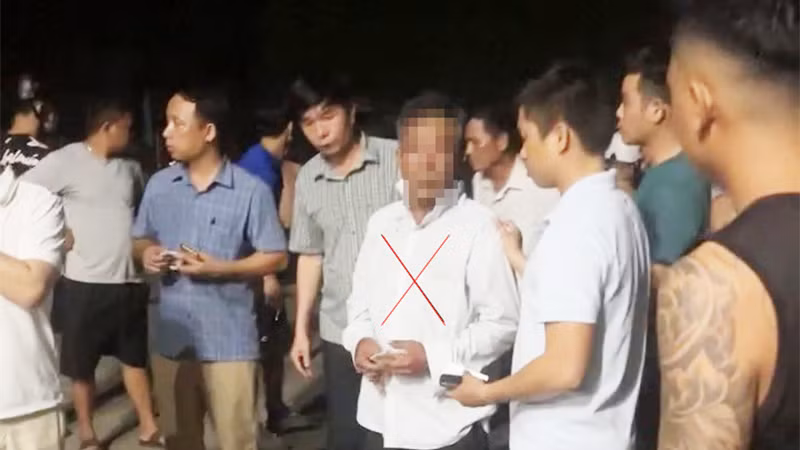 Đối tượng ( X) bị bắt giữ- Ảnh MXH