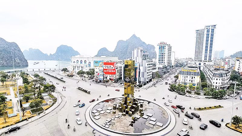 Một góc thành phố Hạ Long, tỉnh Quảng Ninh.