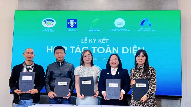 Trong khuôn khổ chương trình, đại diện Học viện SAMA và một số cơ sở giáo dục, đào tạo đã ký kết thoả thuận hợp tác toàn diện.