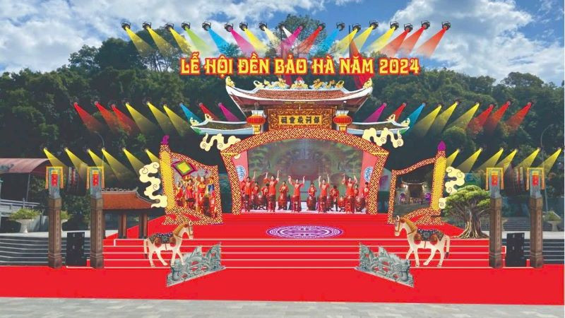 Lễ hội đền Bảo Hà năm 2024 tôn vinh nhiều nét đẹp văn hóa truyền thống |  Báo Nhân Dân điện tử