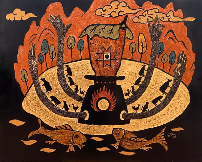 Cơm mới (Cấn Mạnh Tưởng)