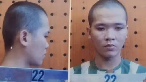 Phạm nhân Cường bị bắt giữ sau một ngày trốn Trại giam Tống Lê Chân.