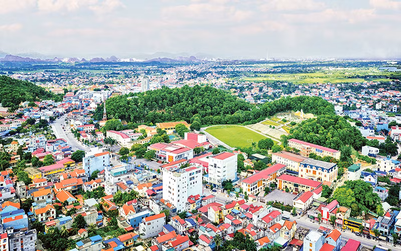 Huyện nông thôn mới Thủy Nguyên mang vóc dáng đô thị. (Ảnh Phòng Văn hóa huyện Thủy Nguyên).