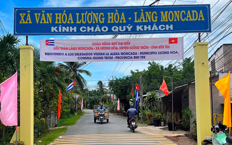 Làng Moncada - Nơi thắm đượm tình hữu nghị Việt Nam-Cuba 